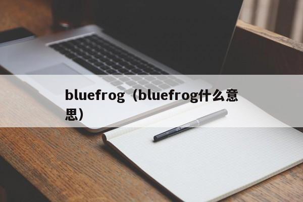 bluefrog（bluefrog什么意思）